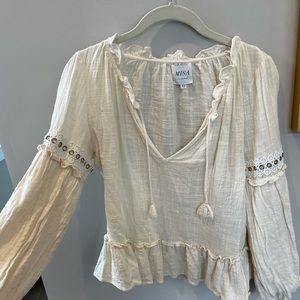 Misa long sleeve shirt! Size XS
